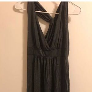 Gray shimmer silver dress m